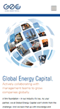 Mobile Screenshot of globalenergycapital.com